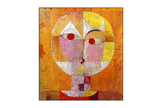 Akustisches Gemälde Senecio – Paul Klee, schallabsorbierende Wandkunst