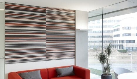 Akoestische wanddecoratie