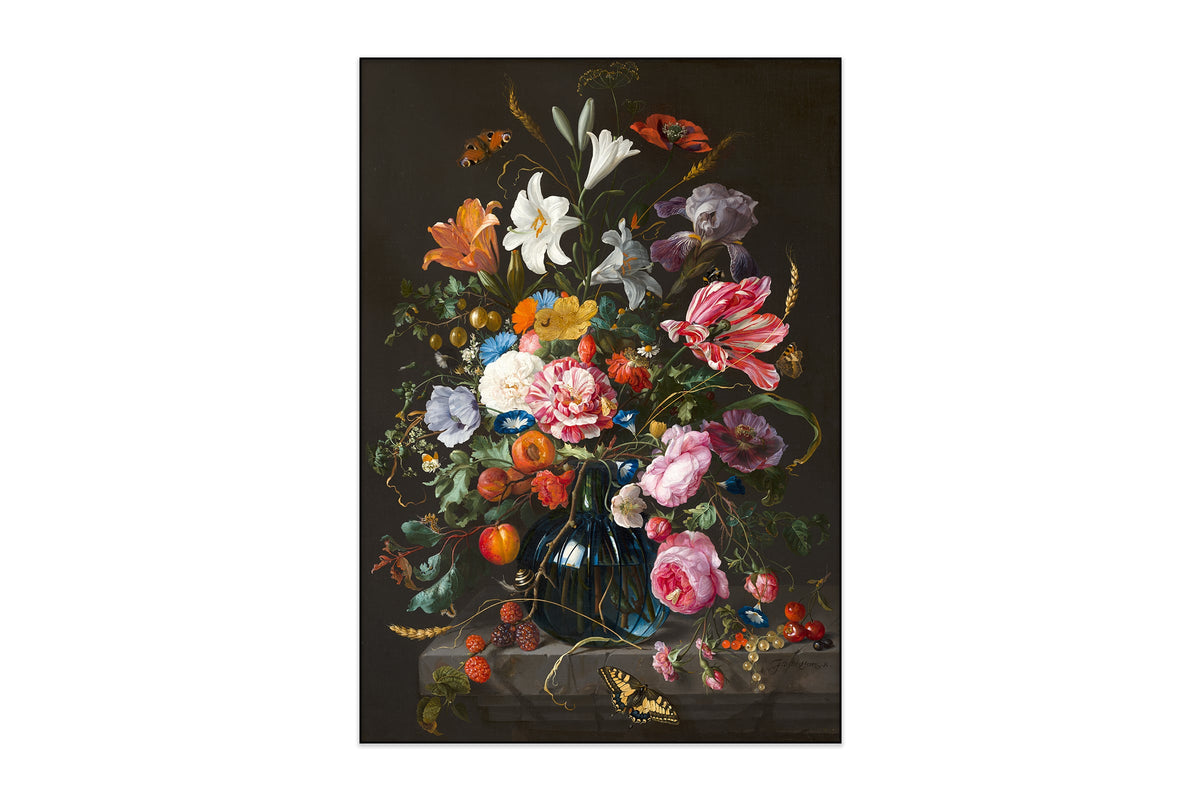 Zusätzliches Produktbild von Jan Davidsz de Heem – Stillleben mit Blumen in einer Glasvase