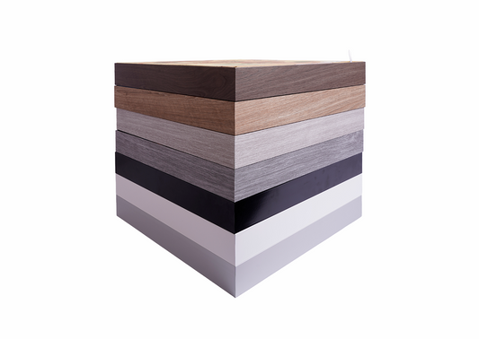 Übersicht der sieben EASYphoto-Rahmenoberflächen für Akustikmalerei Iris