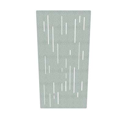 Roomdivider Lines – hängender Raumteiler mit Linienmuster aus Filz