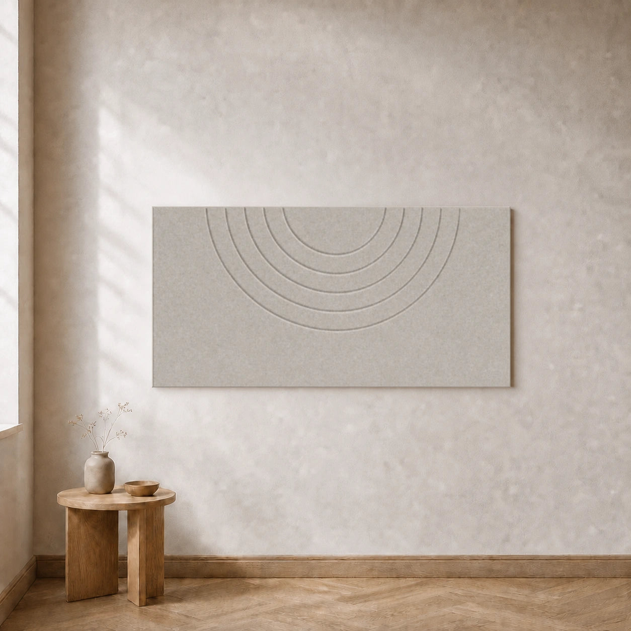 Curvy Design B | Light Beige | 120 × 60 cm